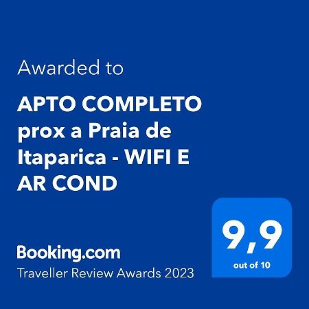 Apto Completo Prox A Praia De Itaparica - Wifi E Ar Cond Vila Velha  Eksteriør billede